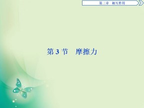 2019-2020学年人教版必修一 第三章第3节　摩擦力 课件（51张）