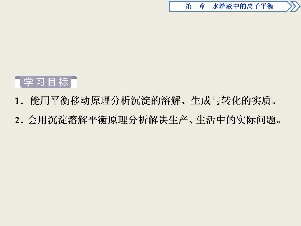 2019-2020学年人教版选修4 第3章第4节 难溶电解质的溶解平衡（第2课时） 课件（32张）第2页