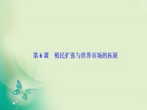 2019-2020学年度人教版必修二 第二单元第6课　殖民扩张与世界市场的拓展 课件（37张）