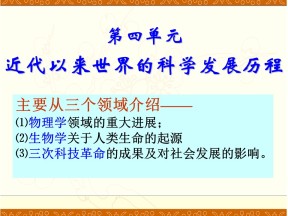 2019—2020学年人教版必修三第11课 物理学的重大进展 课件（46张）(1)
