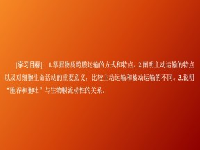 2019-2020学年  人教版  必修1 物质跨膜运输的方式    课件 （56张）