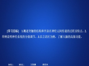 2019-2020学年  人教版  必修3 通过神经系统的调节II 课件 （56张）