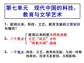 2019—2020学年人教版必修三第19课 建国以来的重大科技成就 课件（77张）