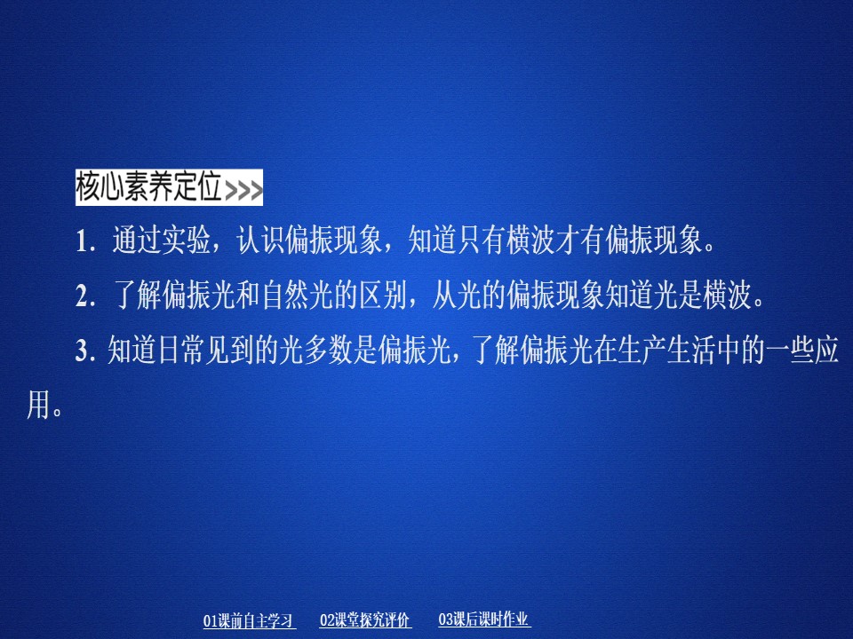 2019-2020学年人教版选修3-4 第十三章  第6节 光的偏振 课件（49张）第2页