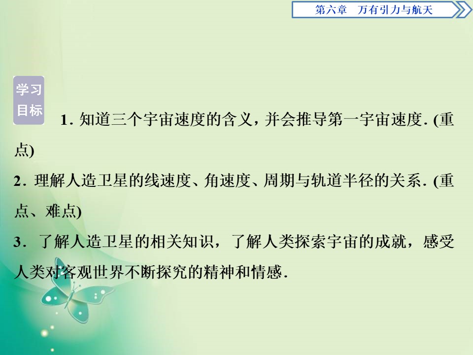 2019-2020学年人教版必修二 第六章　第5节　宇宙航行　第6节　经典力学的局限性 课件（63张）第2页