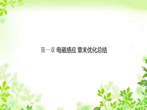 2019-2020学年教科版选修3-2 第一章 电磁感应 章末优化总结 课件（41张）