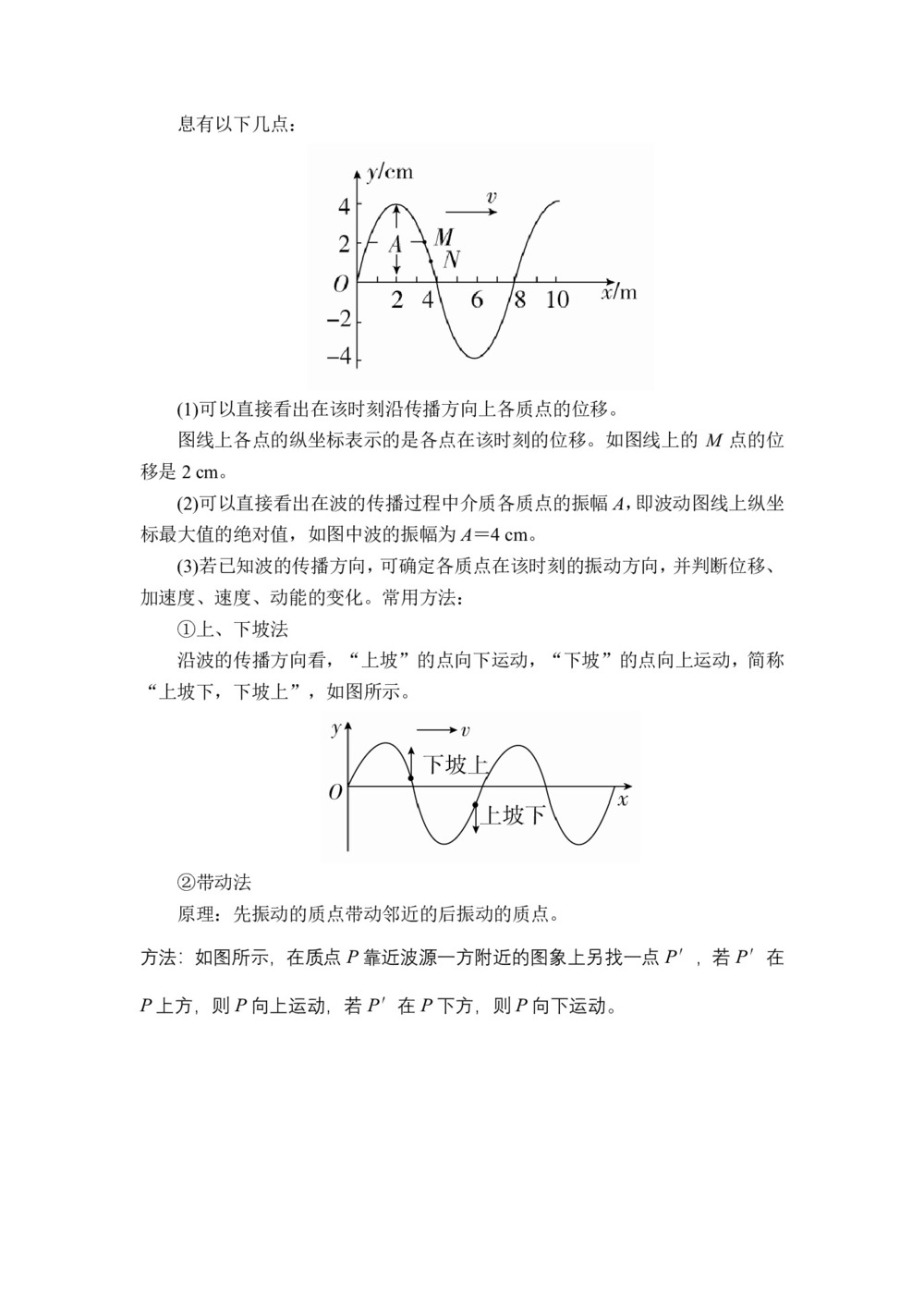 2019-2020学年人教版选修3-4 第十二章  第2节 波的图象 学案第3页