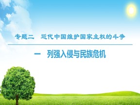 2018-2019学年人民版必修1 专题2 1　列强入侵与民族危机 课件（33张）
