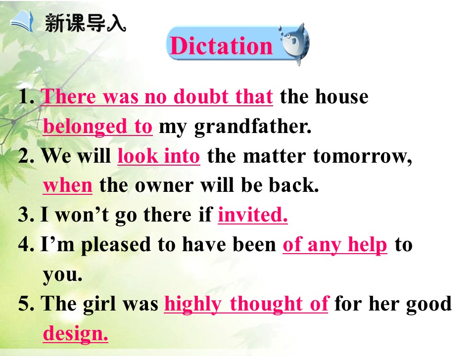 2018-2019人教版必修二Unit 1 Cultural Relics-Using language 课件 (共19张PPT)第3页