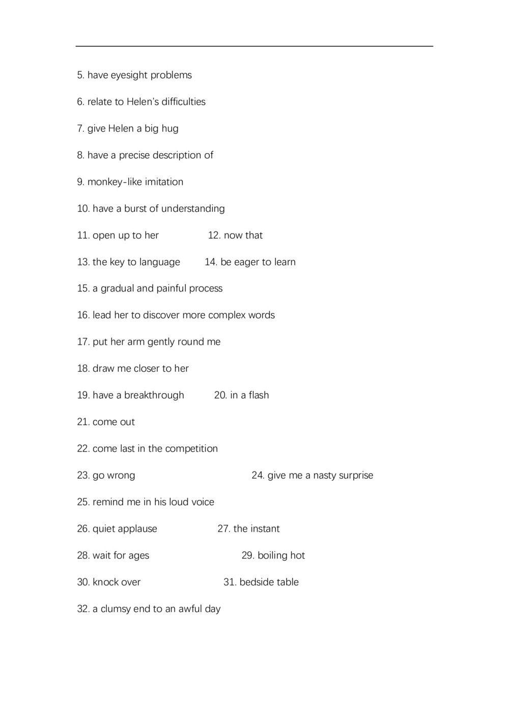 2018-2019学年北师大版英语高二选修6学案 Unit 16词汇归纳第2页