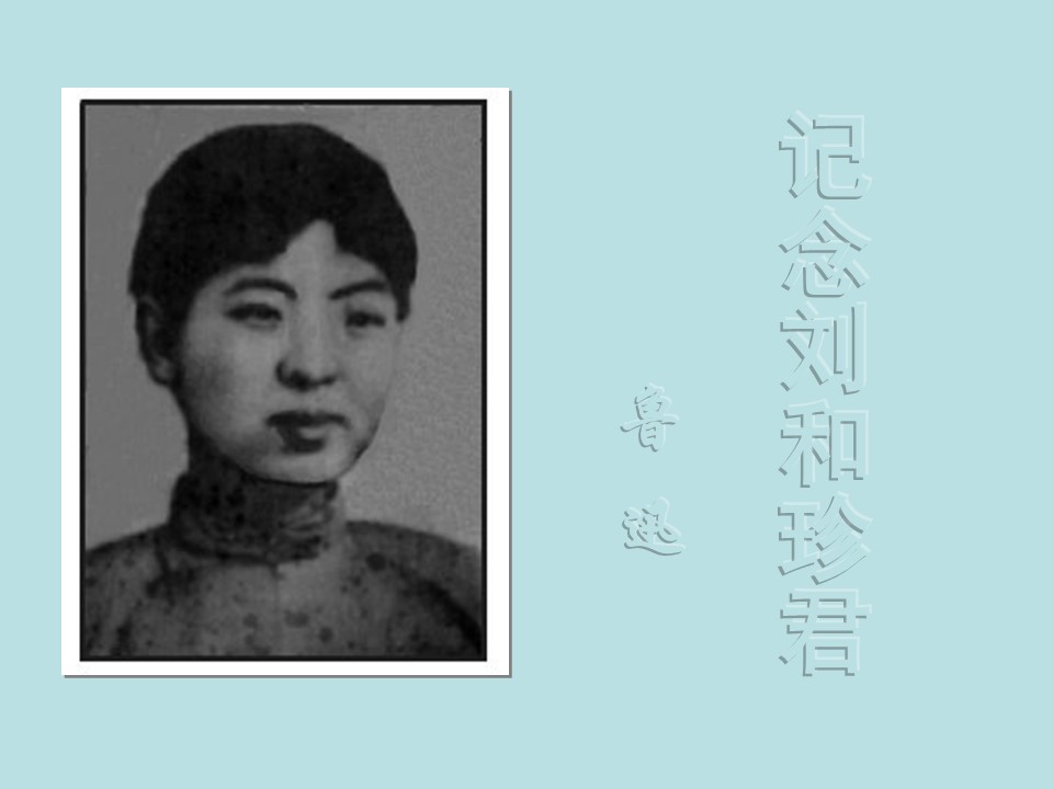 2.4 记念刘和珍君 课件6（鲁人版必修三）第1页