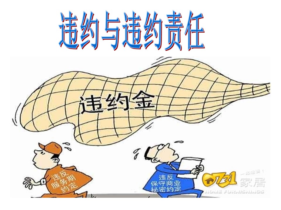 2017-2018学年人教版选修五专题三 3.4违约与违约责任 课件（27张）第1页