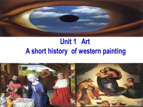 2018-2019学年度人教版选修六Unit1 Art-reading课件（29张PPT）