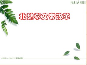 2018-2019学年岳麓版选修一 2.5 北魏孝文帝改革与民族融合 课件（25张）