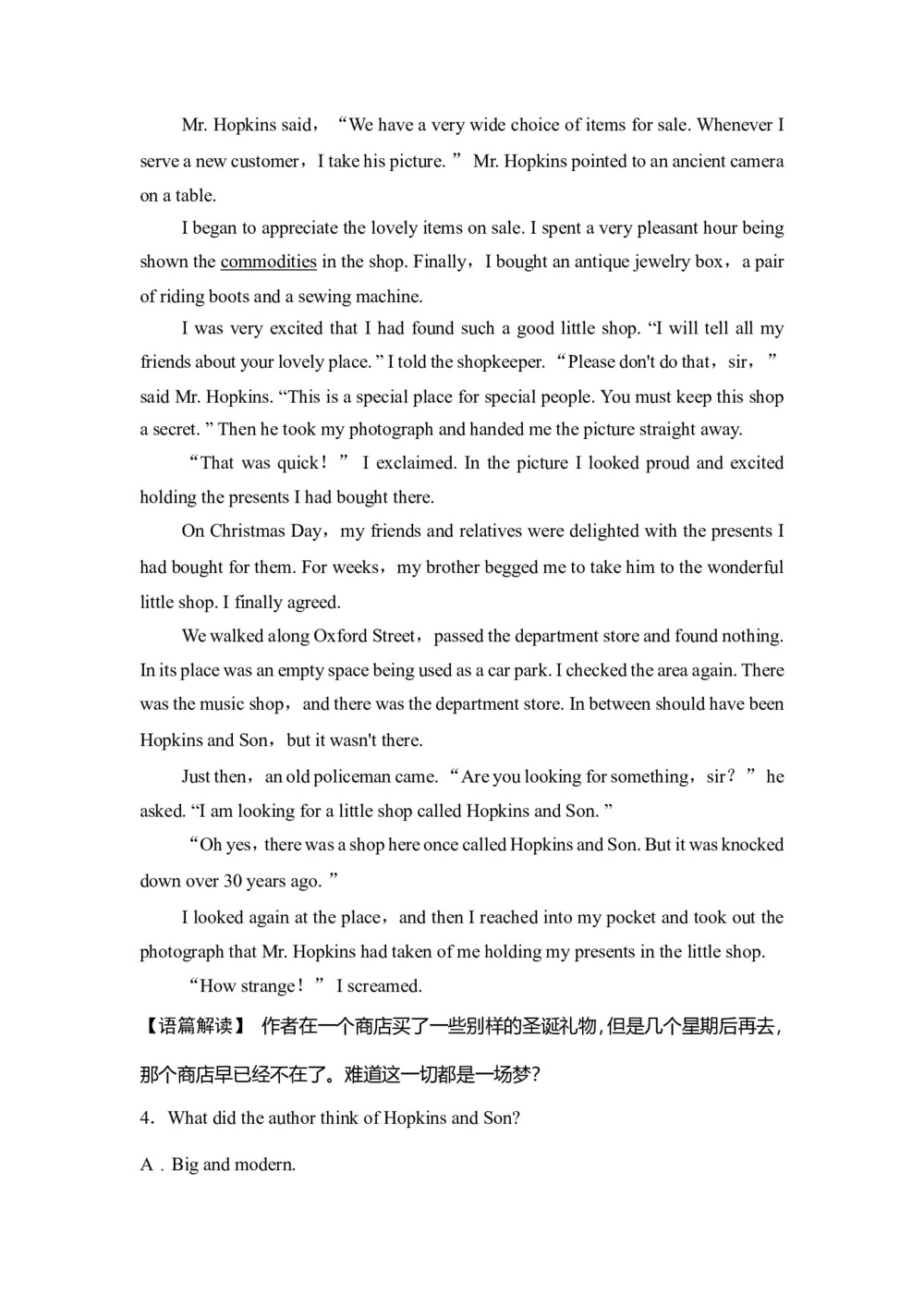2018--2019学年人教版选修六Unit 3 A healthy life reading课时作业(2)第3页