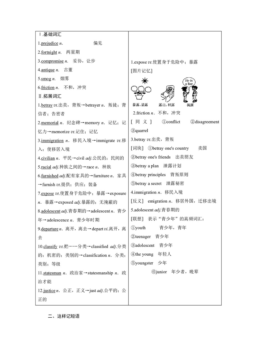 2019-2020学年北师大版高中英语选修8优化教案:Unit 23  Section Ⅱ  Warm up & Lesson 1 — Language Points第2页