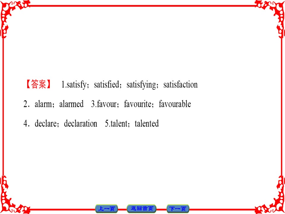 【北斗指南】2018-2019学年人教版高二英语选修7配套课件：Unit 2 单元尾　核心要点回扣第3页