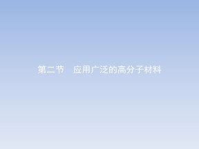 2018-2019学年人教版选修5 5.2 应用广泛的高分子材料 课件（38张）
