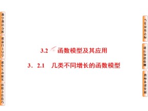 3.2.1 几类不同增长的函数模型 课件（人教A版必修1）