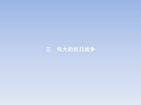 2018-2019学年人民版必修1 2.3伟大的抗日战争 课件（26张）