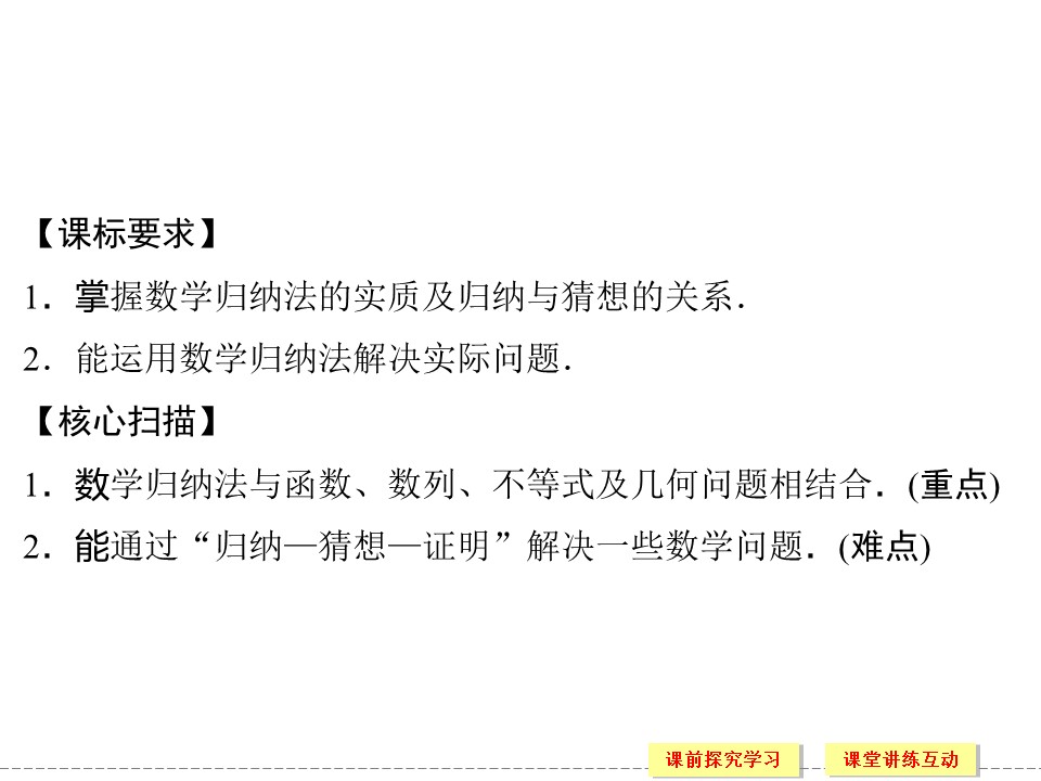 2015-2016学年人教B版选修2-2 2.3.2 数学归纳法的应用 课件（33张）第2页