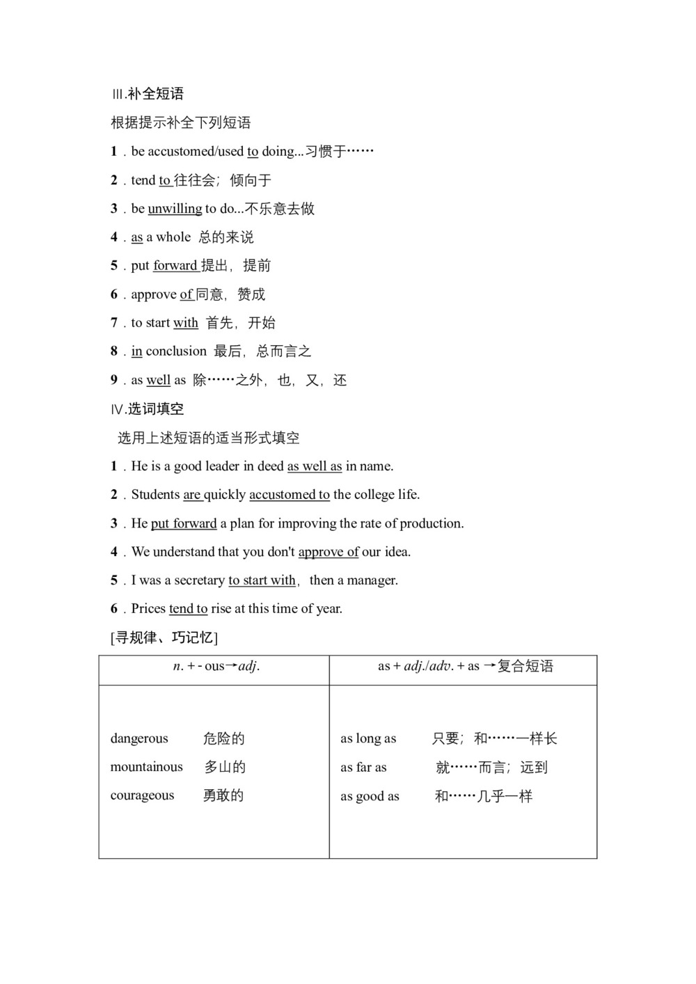 2018-2019学年北师大版高二英语必修5学案： Unit 15 Learning Section Ⅵ Language Points(Ⅲ) ( L 4，CW， Culture Corner第2页