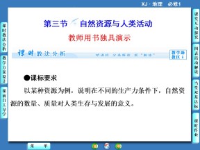 4.3 自然资源与人类活动 课件（湘教版必修1）