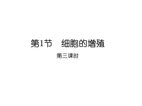2018-2019学年 人教版必修1 细胞的增殖 课件（23张）