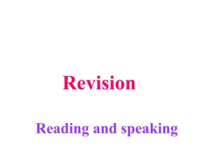 【新思路】2018-2019学年外研版高一英语必修3教学课件： Module 6Reading and speaking新