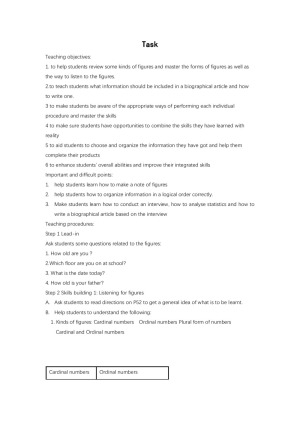 【学无止境】2018-2019学年译林牛津版高中英语必修二教案：Unit3：Task教案