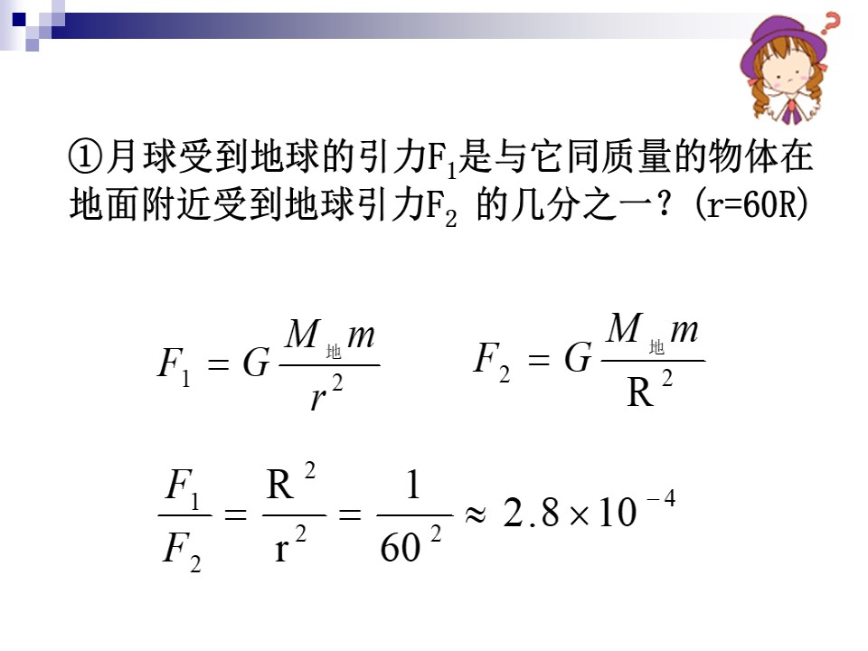 2018-2019学年人教版必修二    6.3万有引力定律     课件（24张）第3页