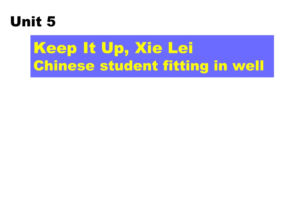 2019-2020学年人教版高中英语选修7同课异构课件：Unit 5 单元小结 同课异构（1）第1页