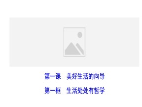 2018-2019学年人教A版必修四第一框　生活处处有哲学  课件（35张）