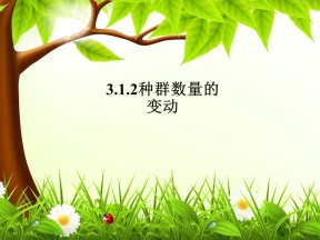 2018-2019学年北师大版必修3 3.1.2 种群数量的变动 课件（25张）