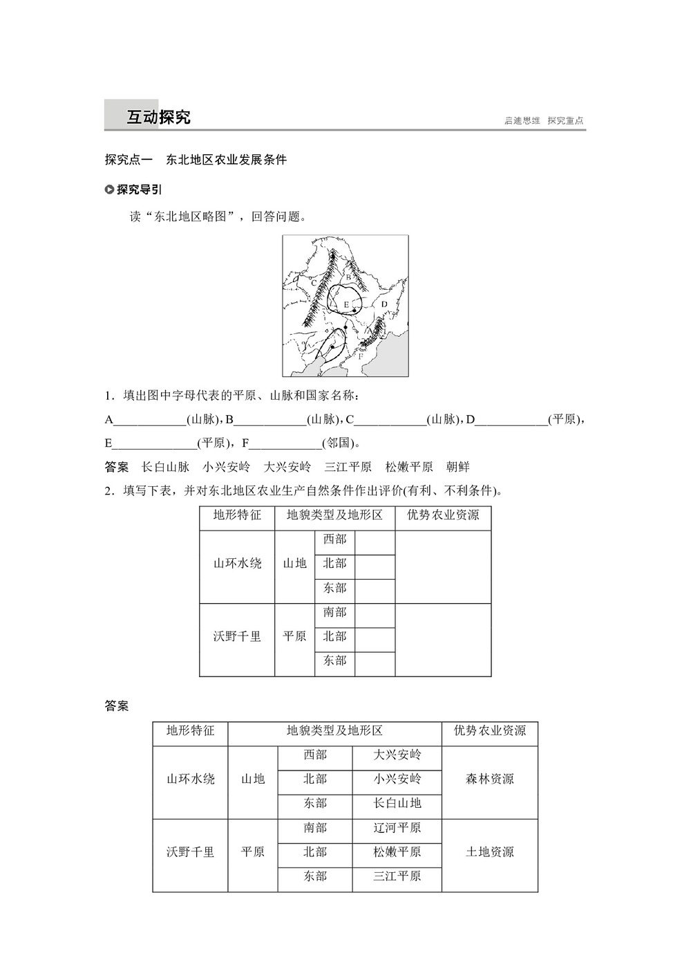 2018-2019上学期必修三鲁教版 ：第四单元 区域综合开发与可持续发展 第二节 学案 Word版含答案第3页
