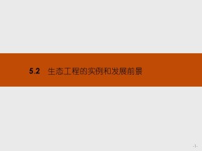 2018-2019学年 人教版 选修3 生态工程的实例和发展前景 课件 （29张）