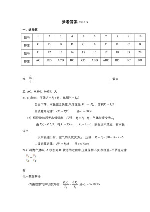 《302edu发布》重庆市第一中学2018-2019学年高二下学期期中考试 物理 PDF版含答案