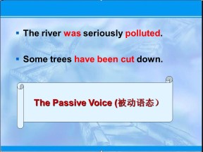2019-2020学年外研版高中英语选修6课件：-被动语态课件(共30张PPT)
