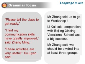 2019-2020学年译林版高中英语必修2专项精品课件：——直接引语变间接引语课件（共23张PPT）