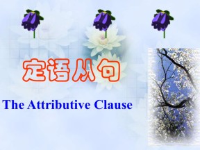 2019-2020学年译林版高中英语选修6新课件：—定语从句（共35张PPT）