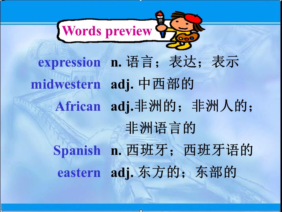 2019-2020学年人教版（浙江专用）必修1课件：Unit 2 English Around the World P4 Using language(1)第2页