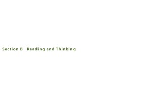 2019-2020学年人教版高一英语必修1亮点课件：UNIT 3　Section B　Reading and Thinking