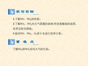 2019-2020学年人教版必修一    第四章 第3节 氮和氮的氧化物 大气污染    课件（17张）