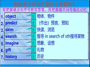 2019-2020学年外研版高中英语词汇教学课件：必修2Unit1