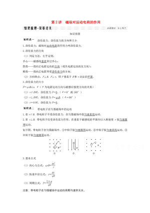 2019-2020学年鲁科版选修3-1  磁场对运动电荷的作用  学案