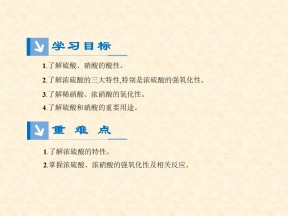 2019-2020学年人教版必修一    第四章 第4节 硫酸和硝酸的强氧化性    课件（21张）