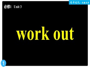 2019-2020学年译林版高中英语必修1课件： Unit 3