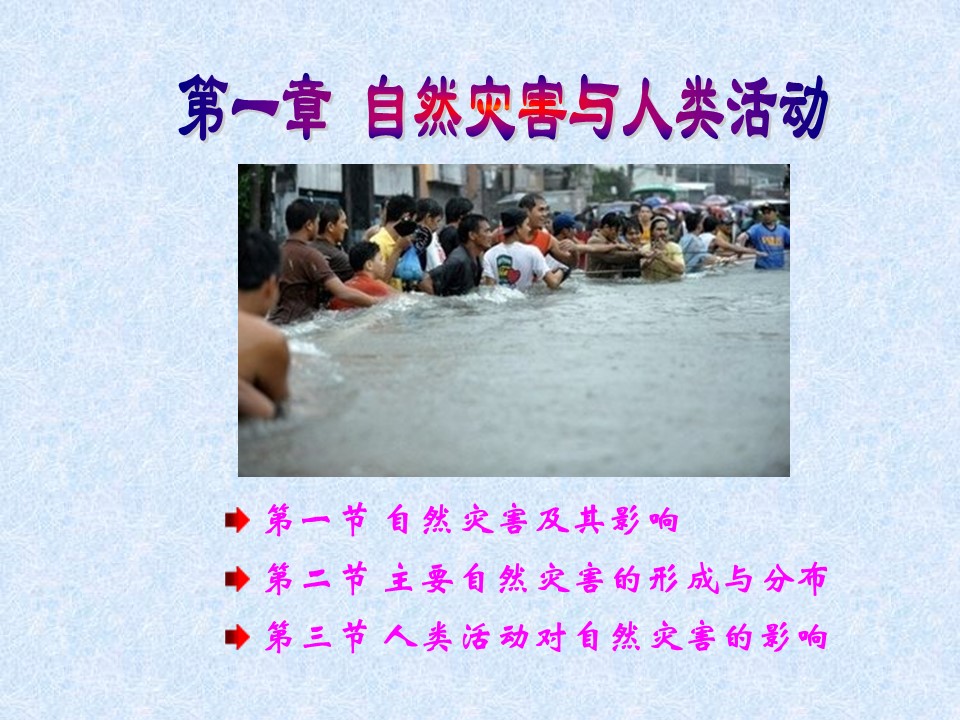 2019-2020学年人教版高中地理选修5课件：1.1 自然灾害及其影响 (共44张PPT)第1页