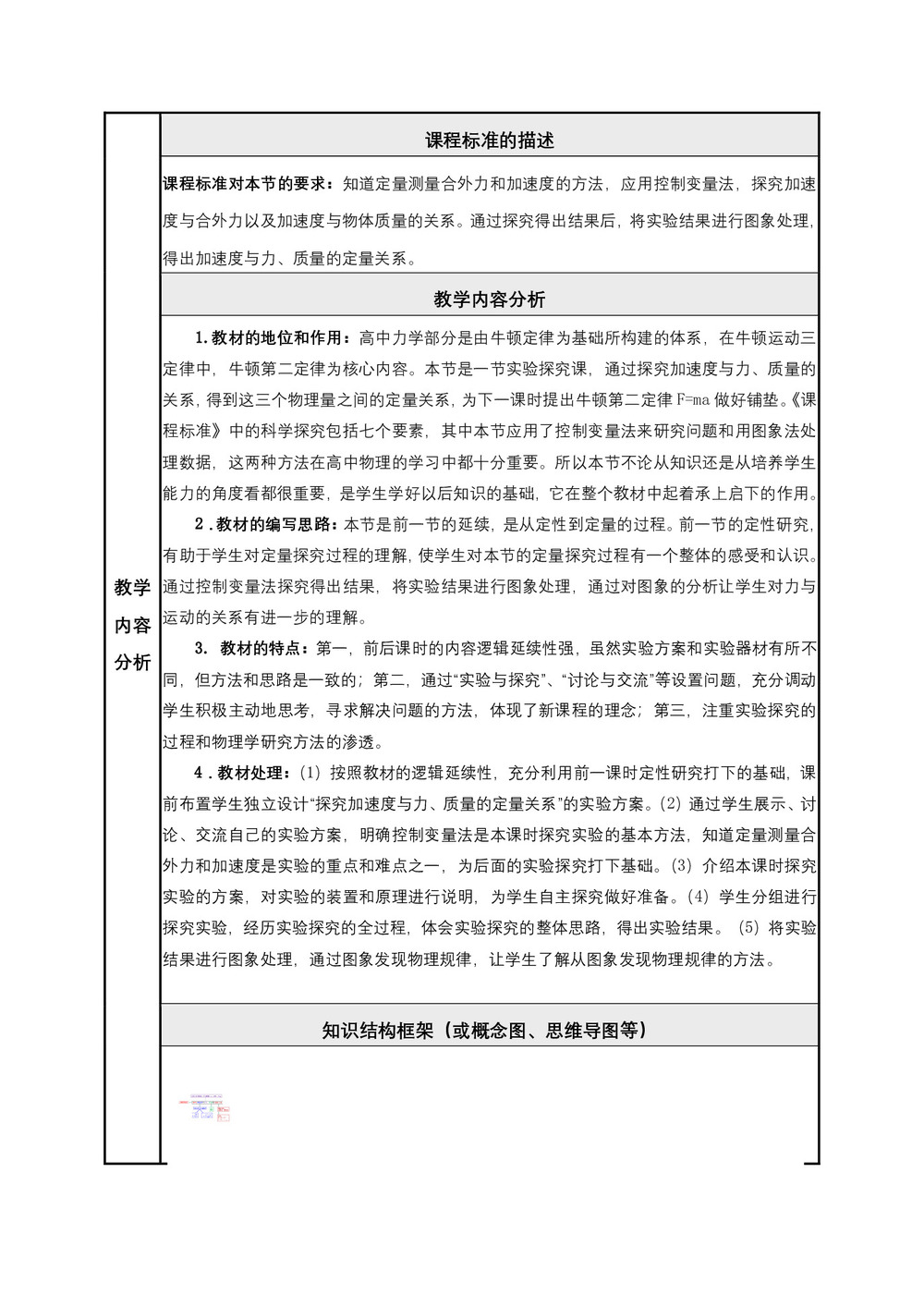 2019-2020学年粤教版必修一 4.3 探究加速度与力、质量的定量关系 教案第2页