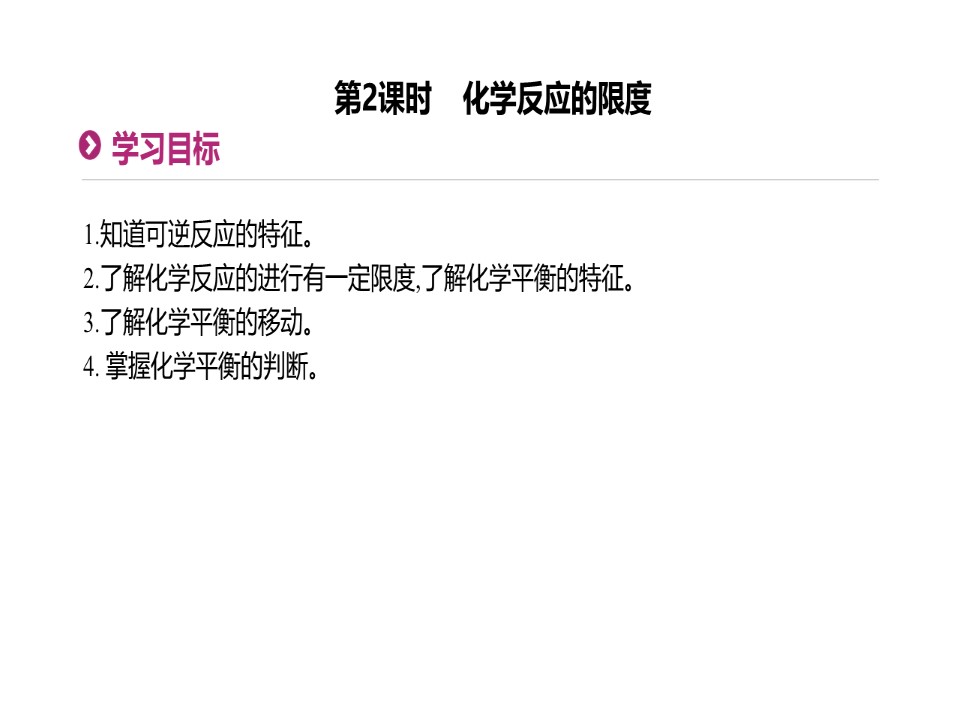 2019-2020学年鲁科版必修2第2章第2节化学反应的快慢和限度第2课时课件（27张）第1页